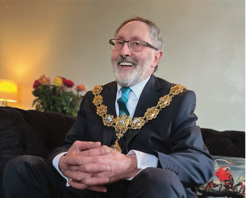 Mayor of Colne Brian Newman