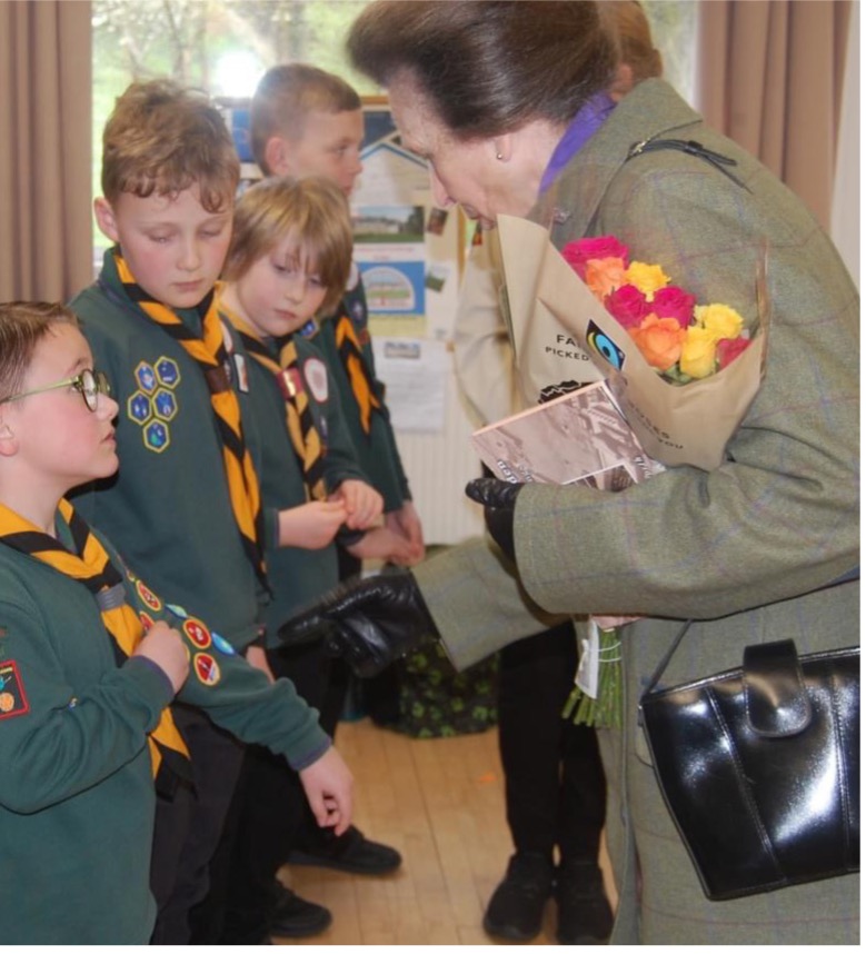 Princess Ann visits Trawden