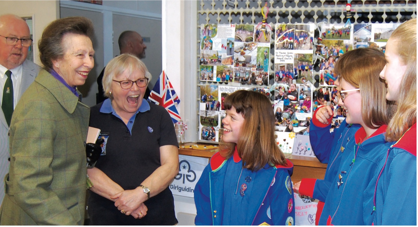 Princess Ann visits Trawden