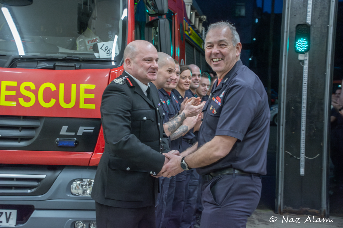 Colne firefighter and watchmanager Richard Taylor