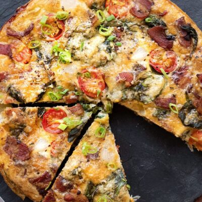 BLT & Onion Crustless Quiche