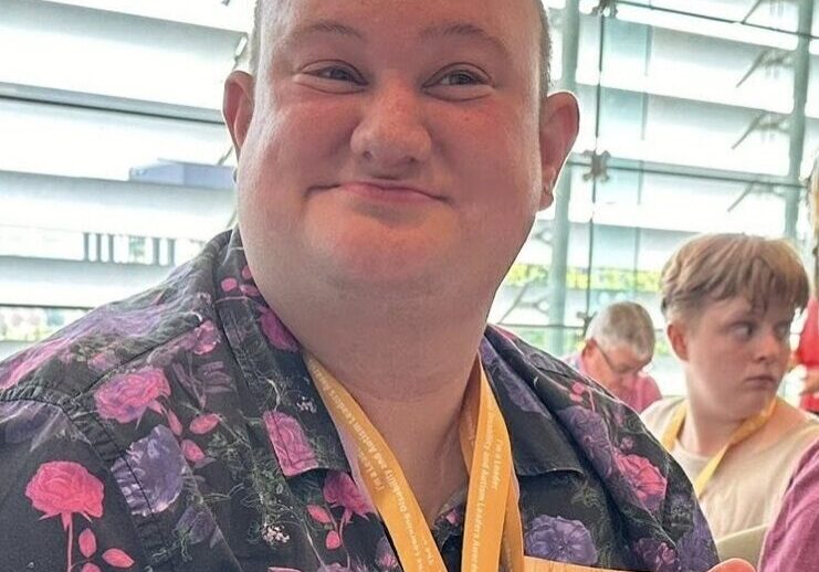 Bradley with award Bradley Wilson