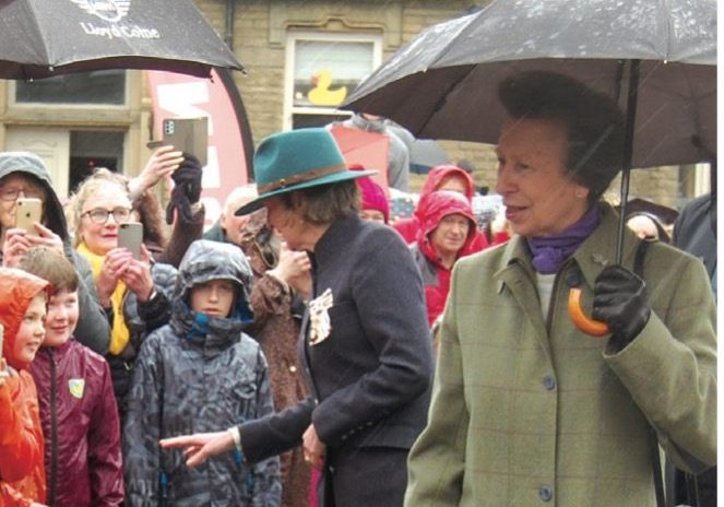 Princess Ann visits Trawden