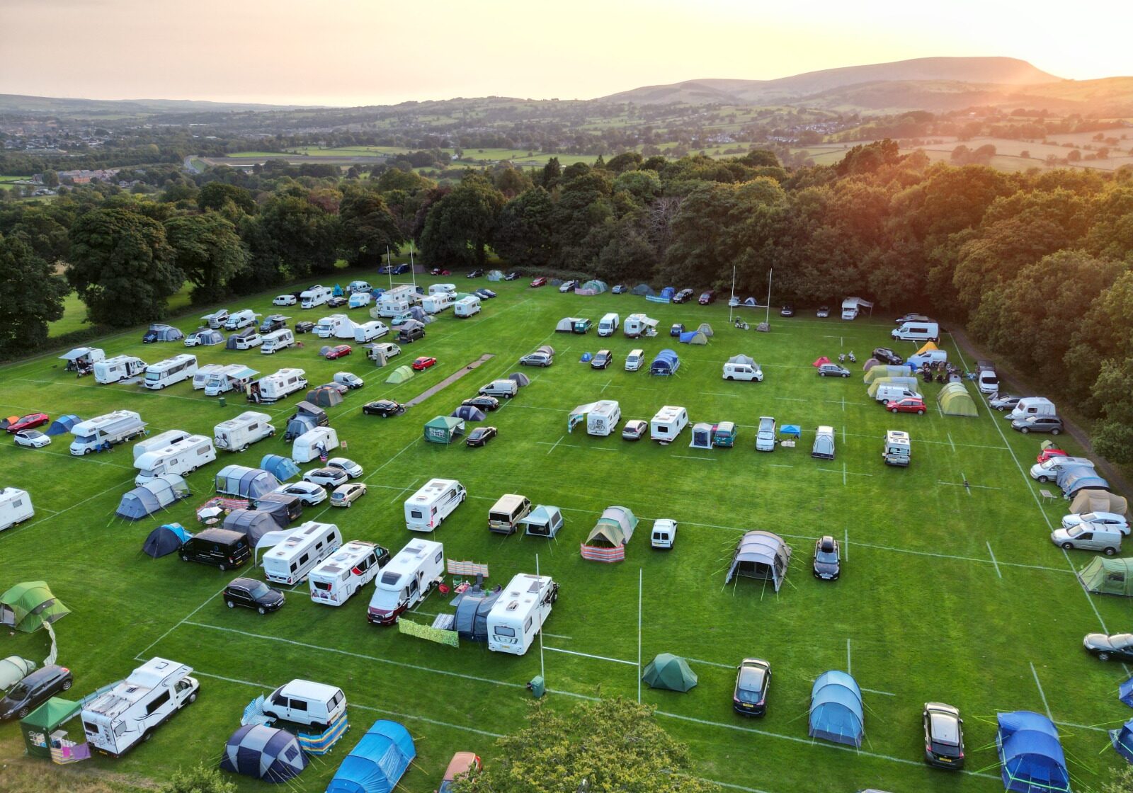 The Great British Rhythm and Blues Festival campsite is a big hit with visitors Great British Rhythm & Blues Festival camping