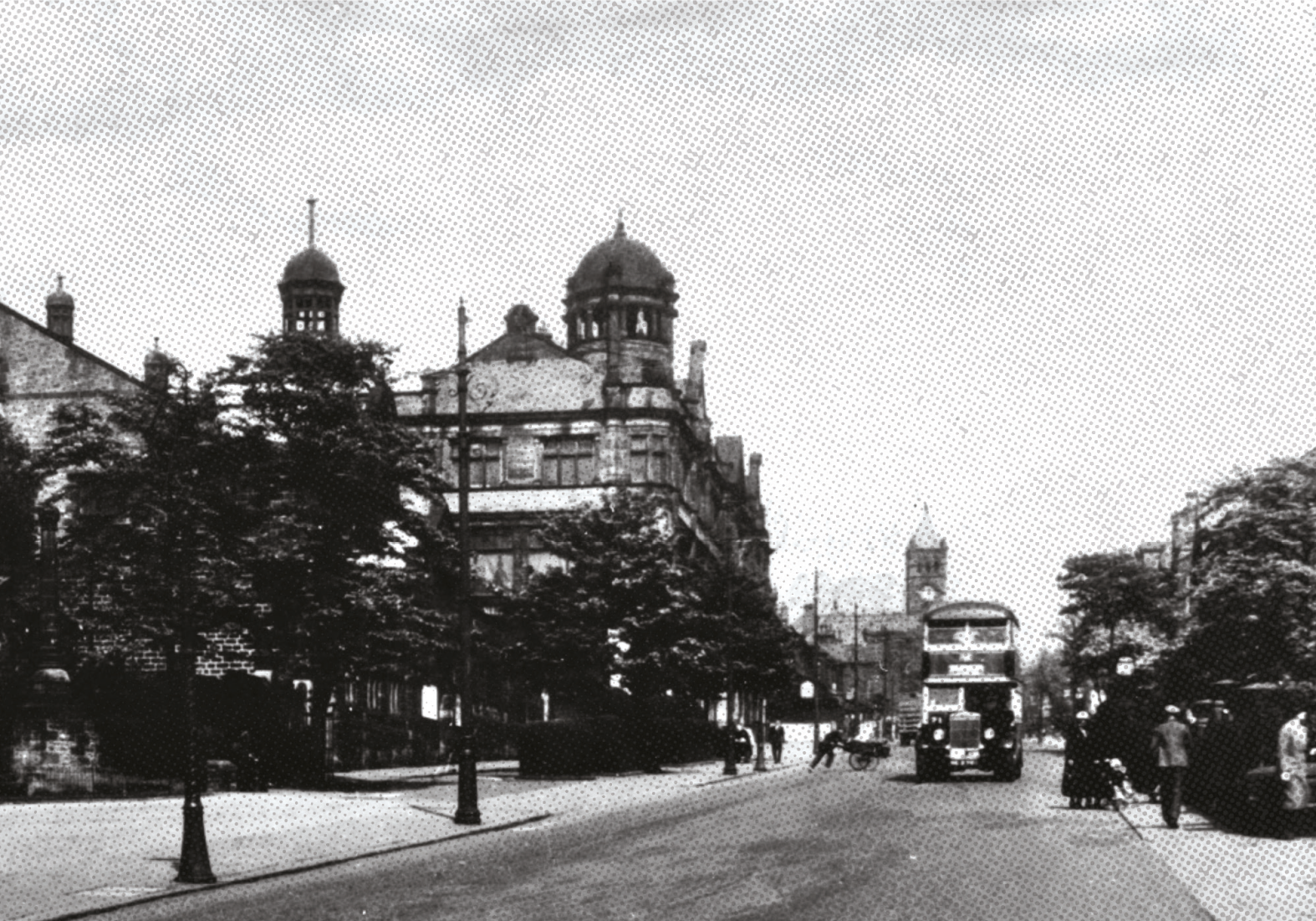 The scene of the attack, Albert Road, Colne