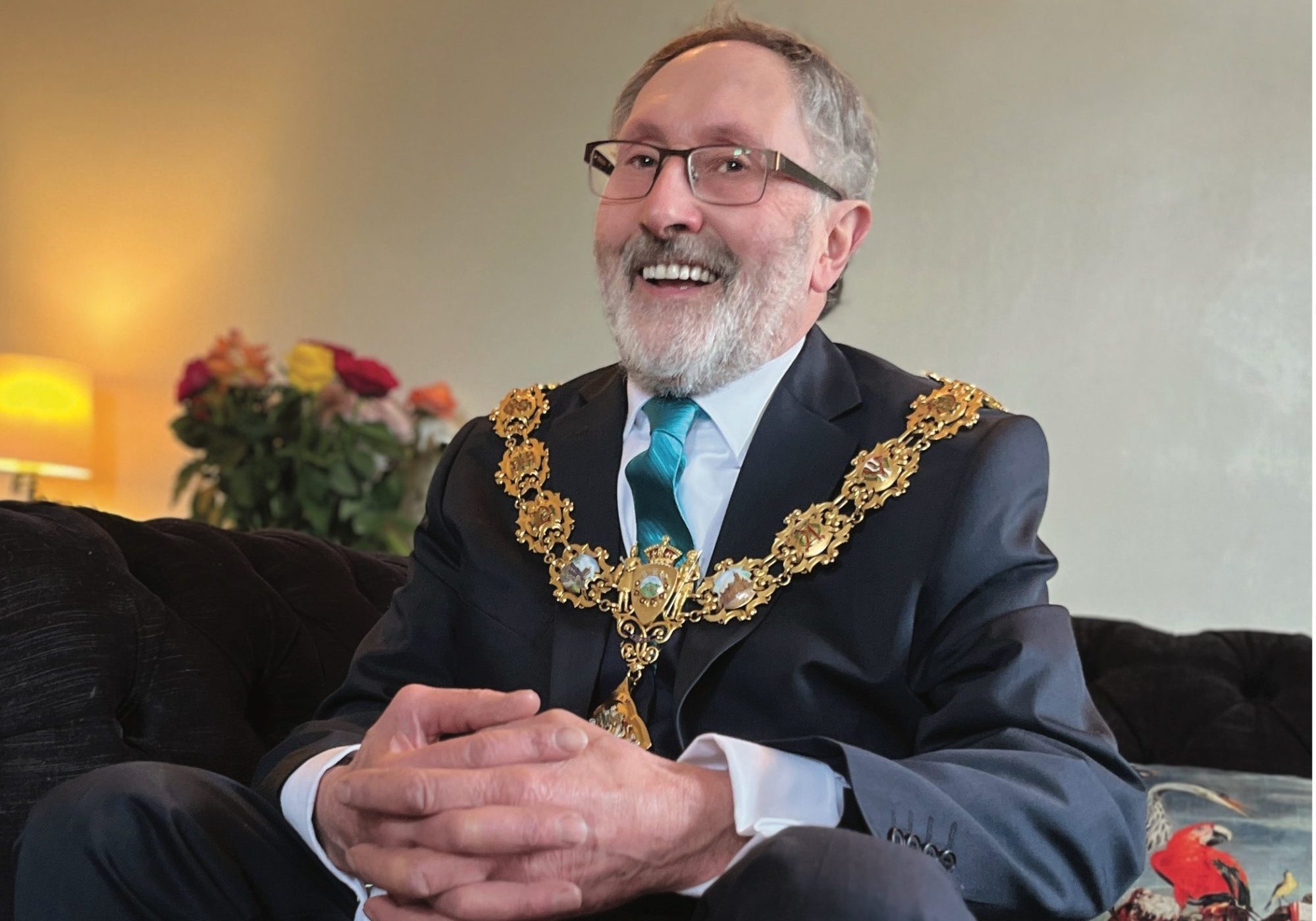 Mayor of Colne Brian Newman